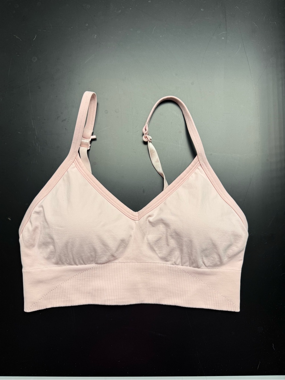 Lululemon ebb to street sports bra pink